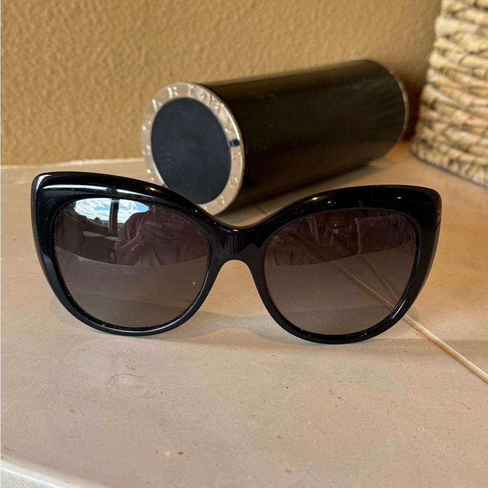 RARE!!! Authentic BVLGARI “Diva’s Dream” BV8198B POLARIZED w/Swarovski Crystal